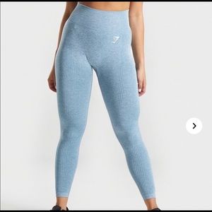 Teal Marl Gymshark Vital Seamless Leggings size L